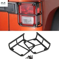 1lot pair tail light guards rear lamp trim covers for 2007 2015 jeep wrangler jk
