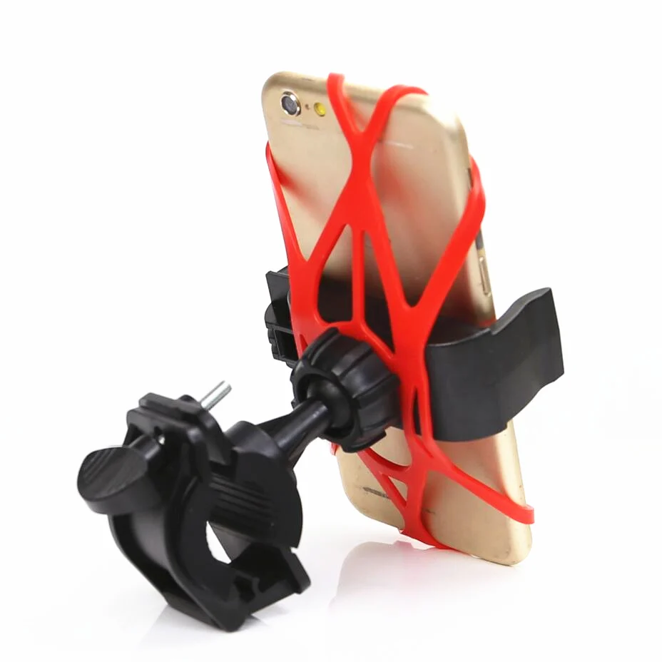 Держатель на руль велосипеда мотоцикла держатель для телефона с силиконовой