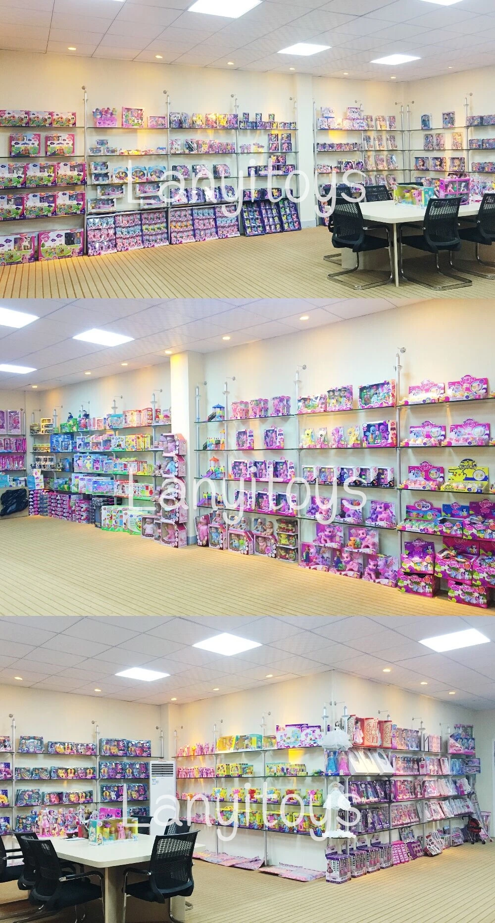 Lanyitoys светильник и музыка Единорог 8,6 дюймов My little ponies игрушки экшн фигура аниме модель игрушки для девочек