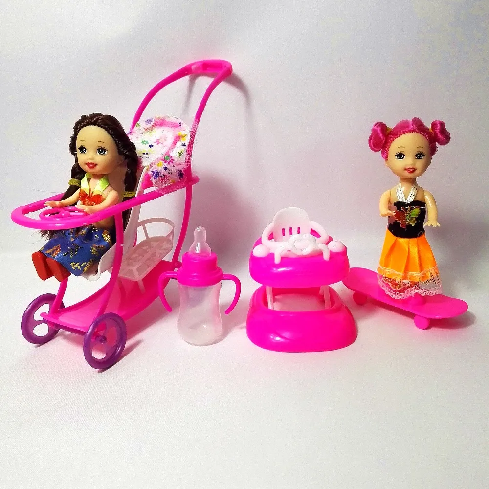 Игрушки для детей 5 человек куклы костюмы 1 мама/1 Папа/2 маленькая Келли/1 ребенок