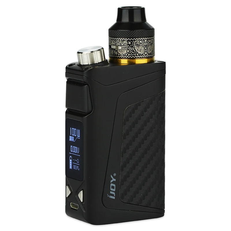Оригинальный набор для вейпа IJOY RDTA BOX 100 Вт встроенный аккумулятор 2600 мА/ч емкость