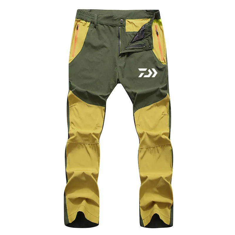 New Summer Autumn Men DAIWA Fishing Pants Moisture Absorption Quick Dry Breathable Hiking Clothing Waterproof Long | Спорт и