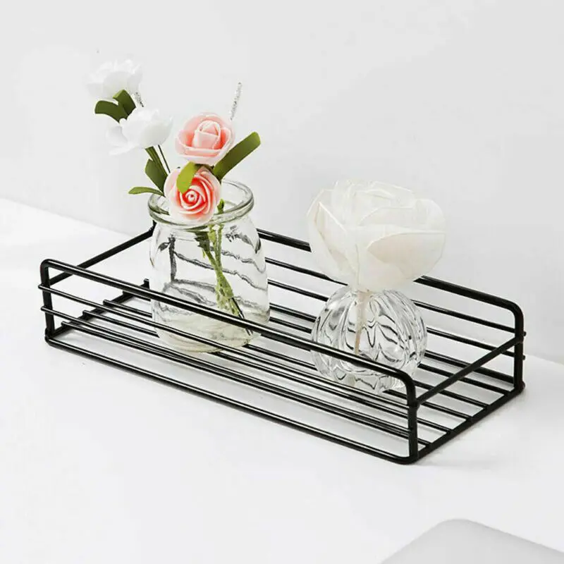 2019 New White Black Stainless Steel Shower Caddy Bathroom Wall Storage Rack Shelf Organiser Basket | Дом и сад