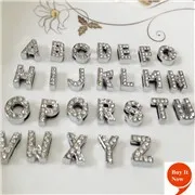 20 шт./лот 10 мм Нержавеющая сталь сетка браслет DIY аксессуары браслет подходит 10 мм слайд талисманы WB06-2
