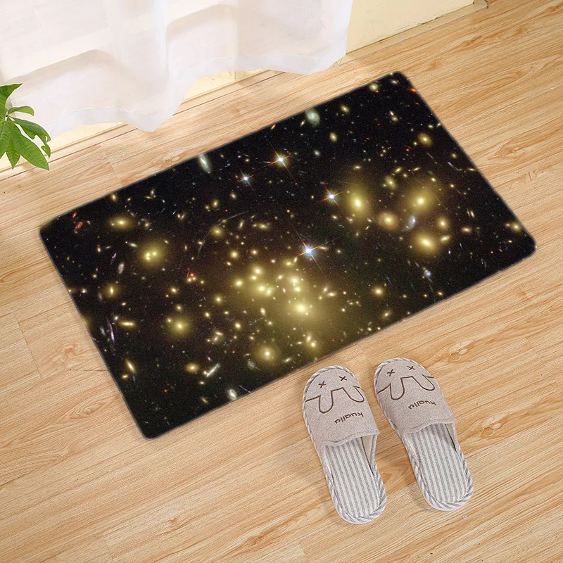 Творческий космическая планета печати анти-скольжения ковриков Кухня ковер