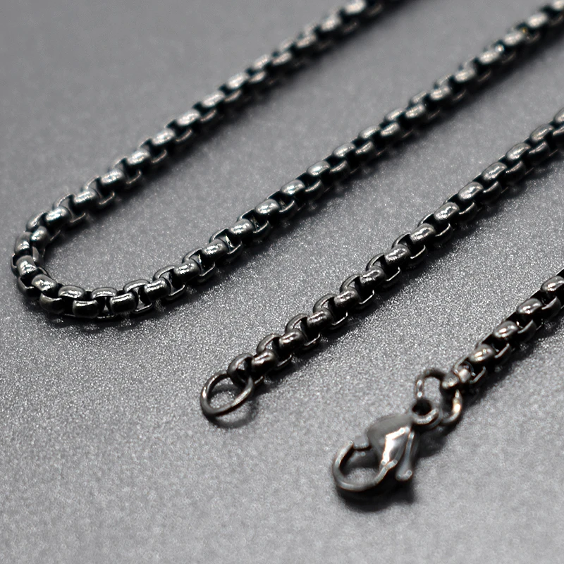 Акция AMUMIU! Цепочка Из Нержавеющей Стали 316L для мужчин и женщин 40/45/50/55/60/65/70 см
