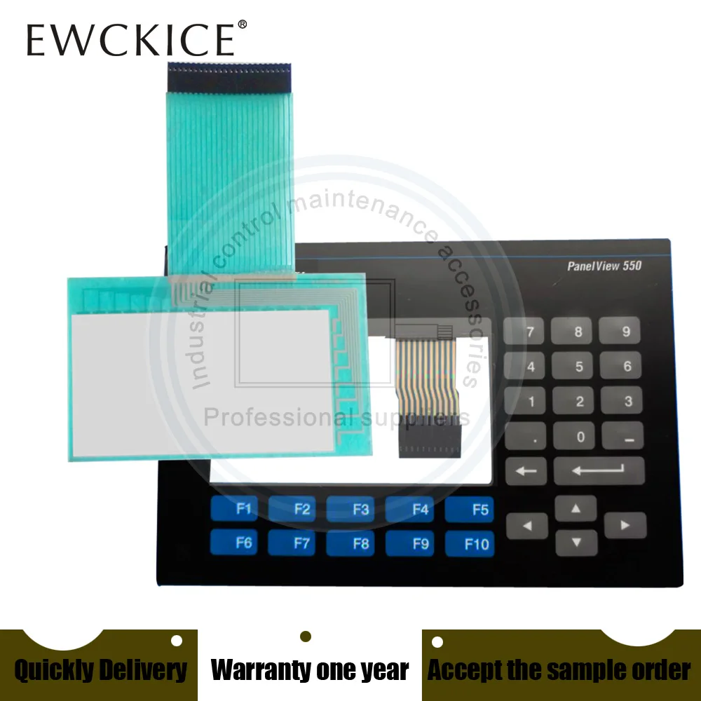 Новый сенсорный экран PLC Panelview 550 2711 B5A1 B5A2 B5A3 B5A5 HMI и мембранная