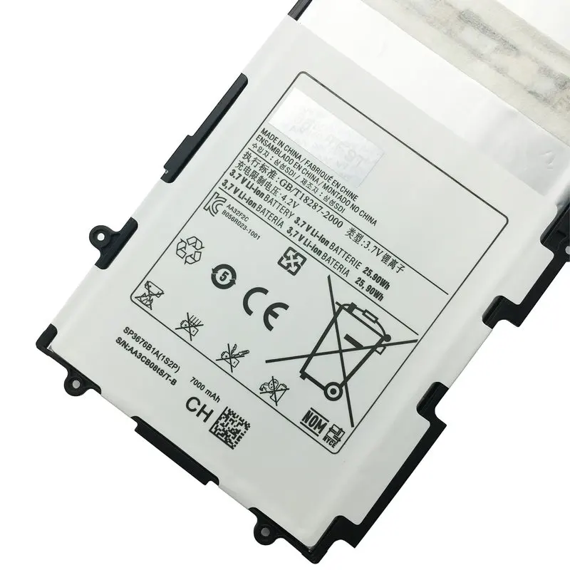7000 мА/ч, SP3676B1A 1S2P Батарея для samsung Galaxy Note10.1 Tab2 N8000 N8010 P5100 P5110 P7500 P7510 планшет замена батареи