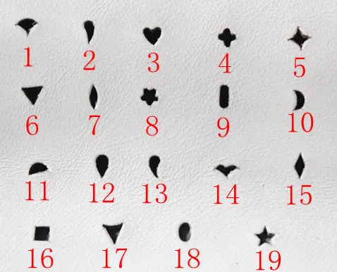 Оптовая продажа 6 мм перфоратор для кожаных цветов стальной рукоделия набор