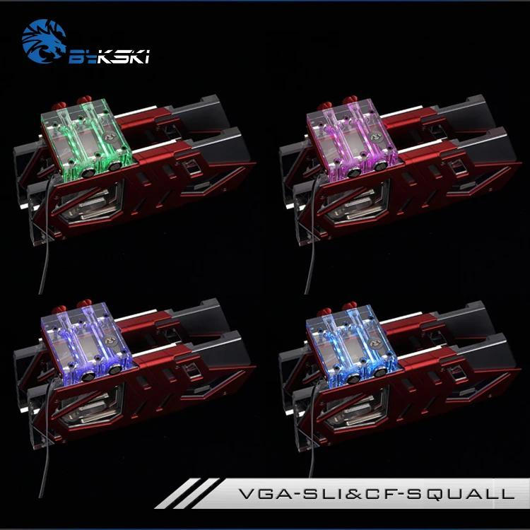 Bykski VGA-SLI& CF-SQUALL, SLI/CF мосты водоблок, для видеокарты Cross Fire, L4-2way/L4-3way/L6-2way/L8-2way/L4-4way