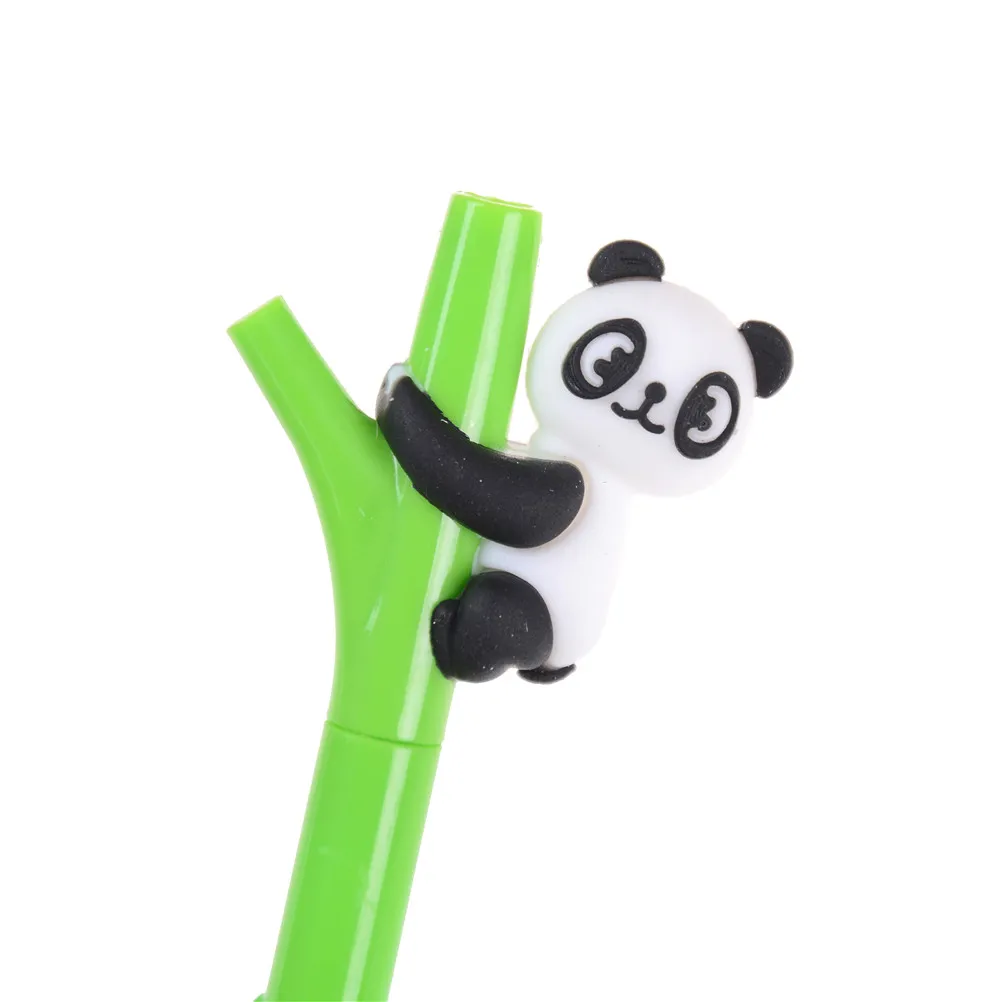1 шт. пластиковая шариковая ручка с мультяшной бамбуковой пандой для офиса