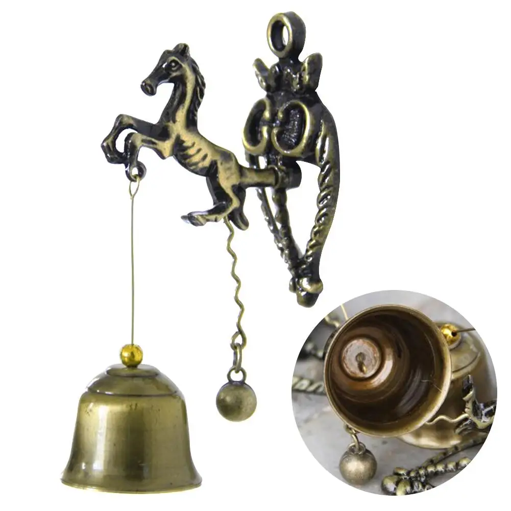 Металлический дверной звонок с животными ретро Ностальгический магазин музыка