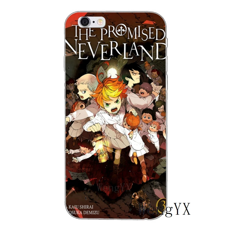 Силиконовый чехол для телефона обещанный Neverland аниме для iPhone XR X XS Max 8 7 6s 6 plus SE 5S 5c 5 iPod Touch - Цвет: Neverland-anime-A-03