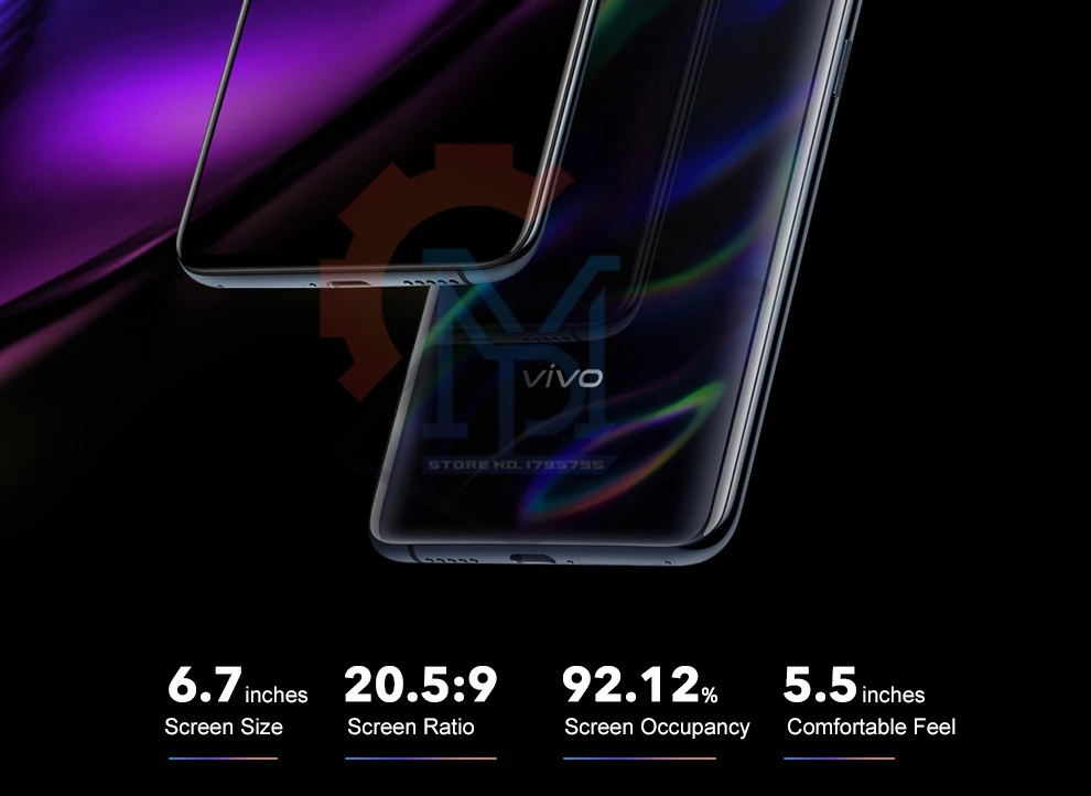 Vivo X27 Pro экран отпечатков пальцев мобильный телефон 6,7 дюймов 8 ГБ ОЗУ 256 Гб ПЗУ Восьмиядерный Snapdragon 710 Android 9,0 МП смартфон