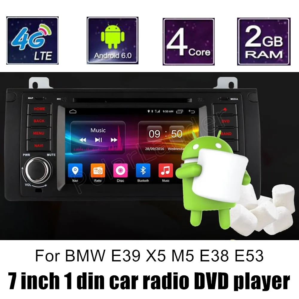 Четырехъядерный Автомобильный DVD Android 6 0 для BMW E39 X5 M5 E38 E53 GPS Wifi 4G Bluetooth Радио RDS | CD-плеер для авто -32788604926