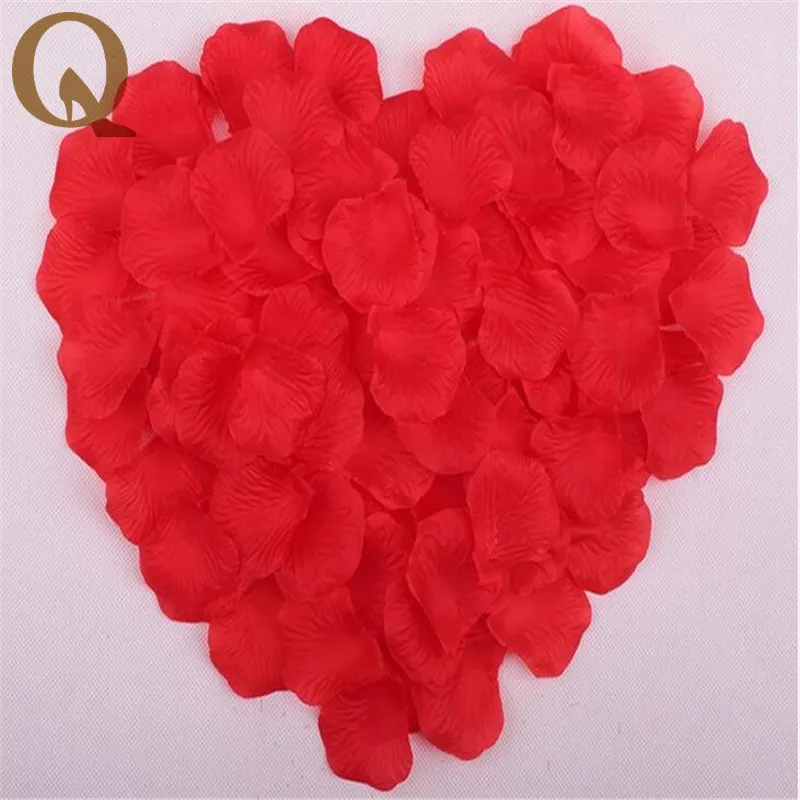 100 шт./лот лепестки роз Свадебные украшения искусственные цветы для Шелковые