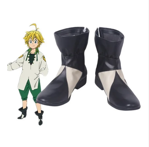 Аниме The Seven Deadly Sins Meliodas/Обувь для косплея; обувь для ролевых игр; нарядная обувь; изготовленная на заказ