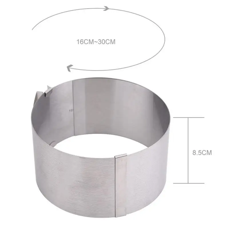 Стальная Круглая Форма для торта в форме мусса набор инструментов выпечки