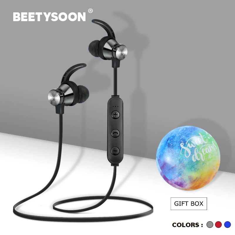 BEETYSOON беспроводные наушники для телефона спортивные блютуз Bluetooth гарнитура