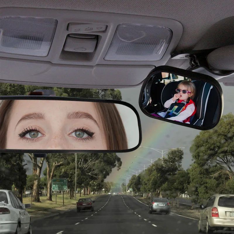 Car Back Seat View Baby Mirror Children Rear Convex Adjustable Auto Monitor Safety Reverse Kids | Автомобили и мотоциклы
