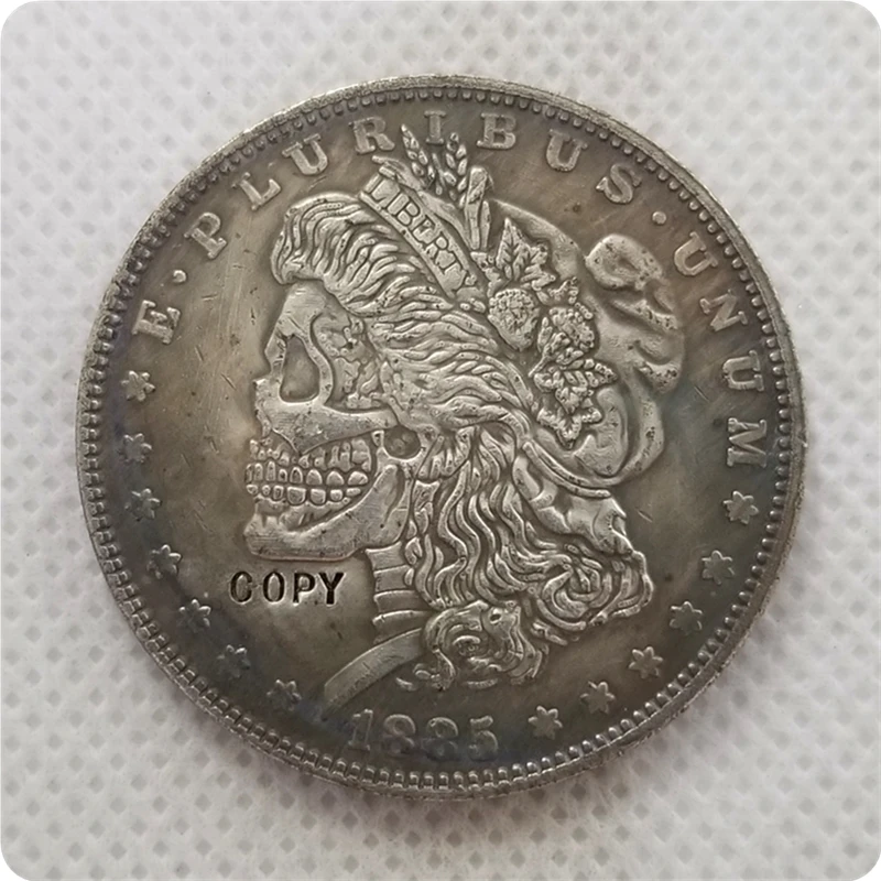 Копия Hobo Nickel two face США Морган доллар и мир монета копия доллара бесплатная
