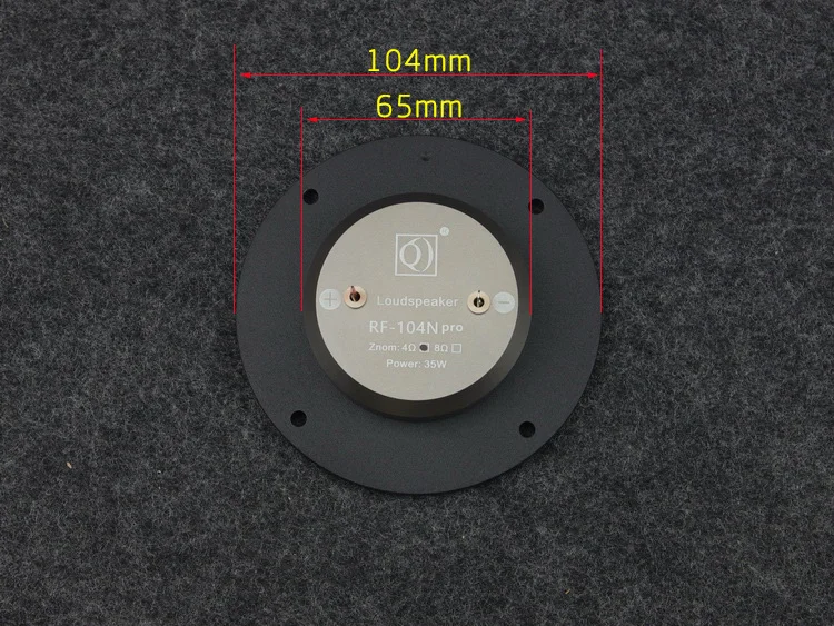 Ghxamp 4 дюйма твитер Динамик 4ohm 35 Вт купол шелковая пленка 91DB Неодимовый 104 мм тройной громкоговоритель Алюминий панель 2 варианта Динамик 1 шт