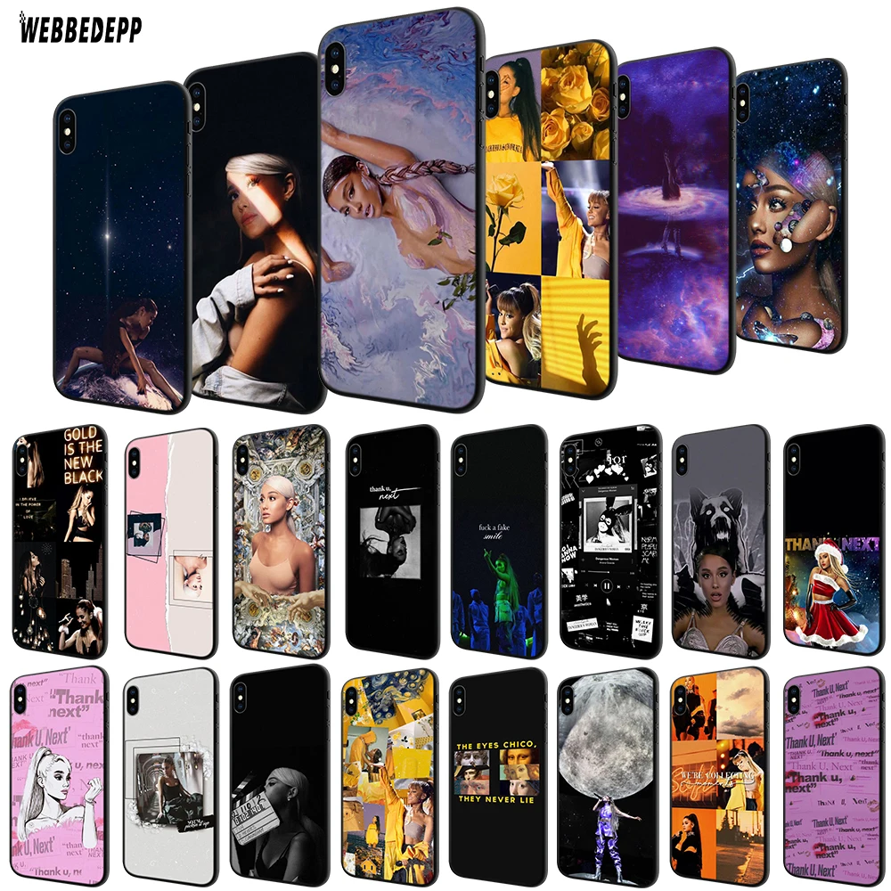 WEBBEDEPP Ариана Гранде ТПУ чехол для Apple iPhone 6 6S 7 8 Plus 5 5S SE X XS MAX XR мягкий чехол|Бамперы| |