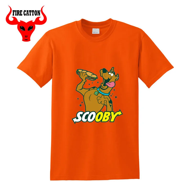 Новинка летняя супернатуральная футболка классная модная для малышей Scooby Doo