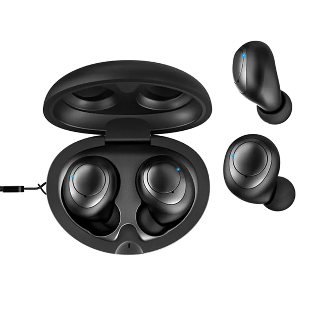 5 0 Беспроводная Bluetooth гарнитура миниатюрная Спортивная для Xiomi Huawei с зарядным