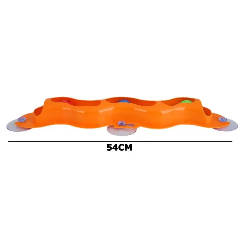 

Cat Toys Interactive Track Ball toy Cat practical Window Suction Cup Track Ball Play Tunnel Pet Toys Pet Accessories