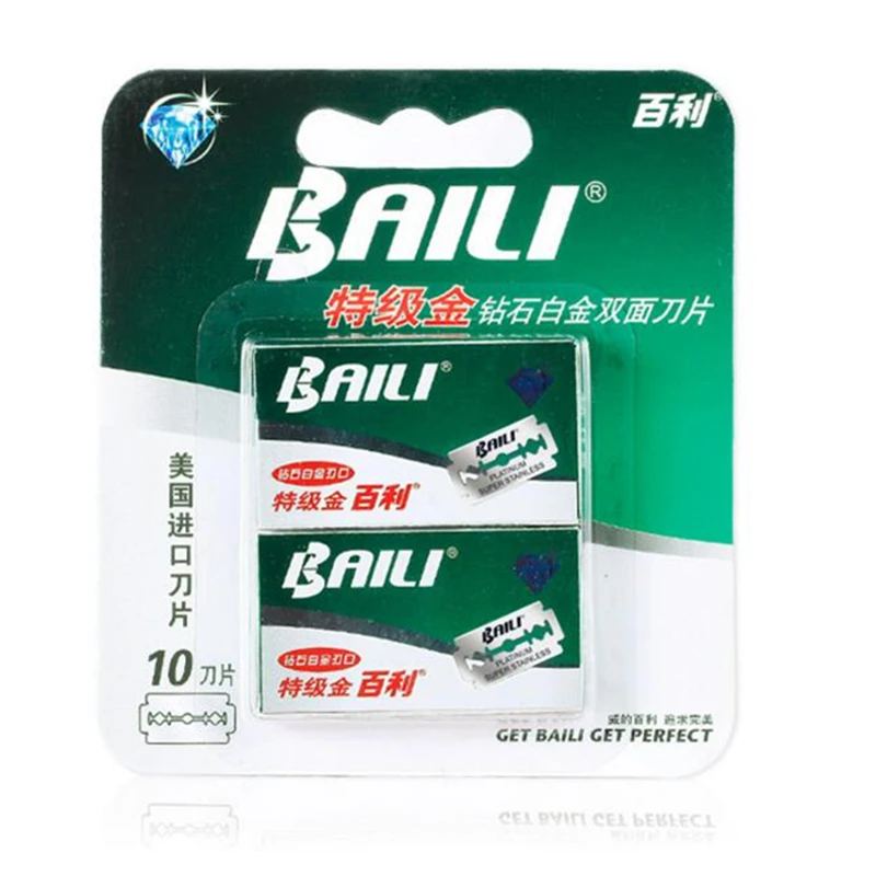 Мужская Ручная бритва из сплава двухсторонняя набор новые острые 11 лезвий|razor