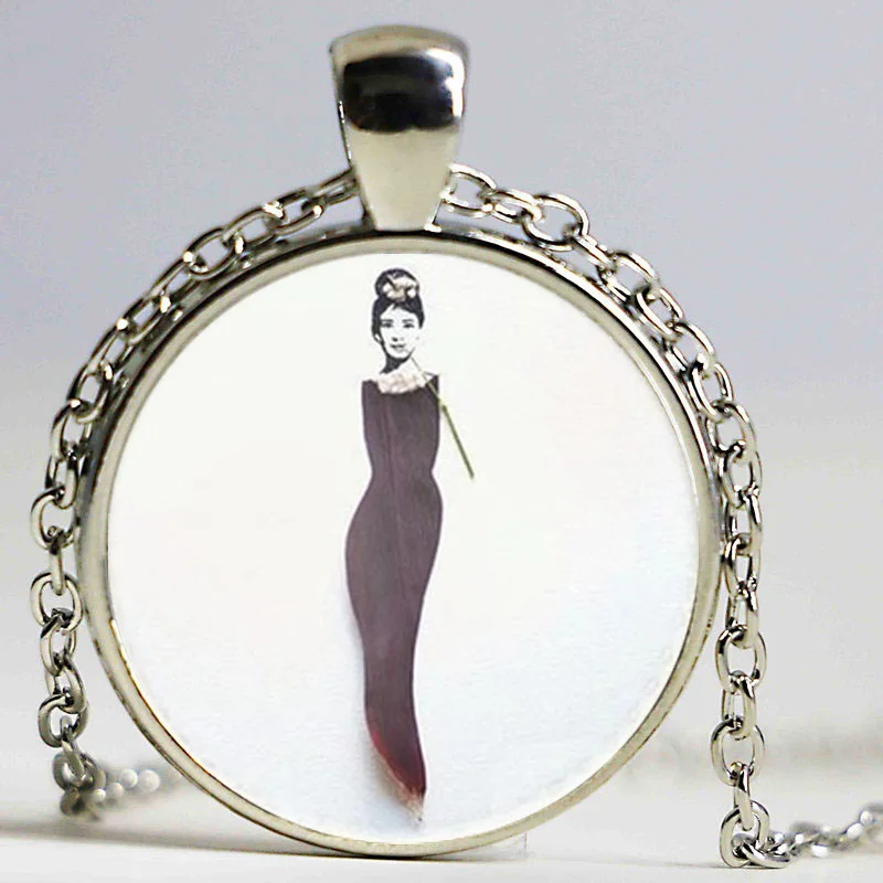 Wholesale Audrey Hepburn Classic Necklace High Quality Sexy Marilyn Monroe Pendant 2017 Newest Long Chain Necklaces | Украшения и