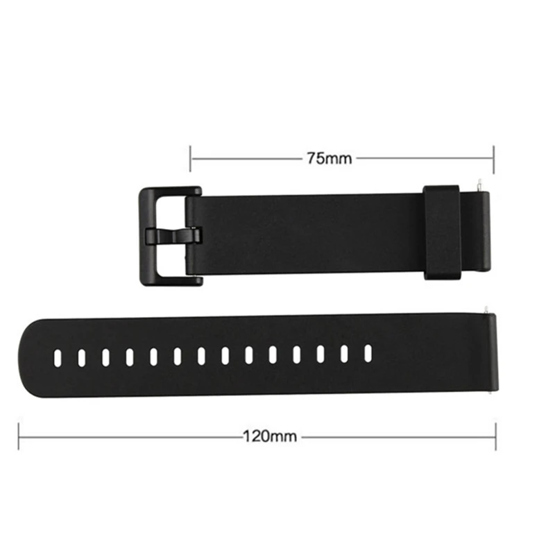 Силиконовый ремешок для часов Xiaomi Huami Amazfit Bip Little Band 20 мм ремешок для Amazfit Beep браслет на запястье samsung Team S2 Be