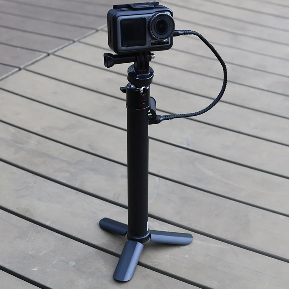 TUYU 2 в 1 ручной 5200 мАч Аккумулятор для камеры селфи палка для DJI OSMO Action GoPro Hero7 6 5 4 sj8 Аксессуары для мобильных телефонов