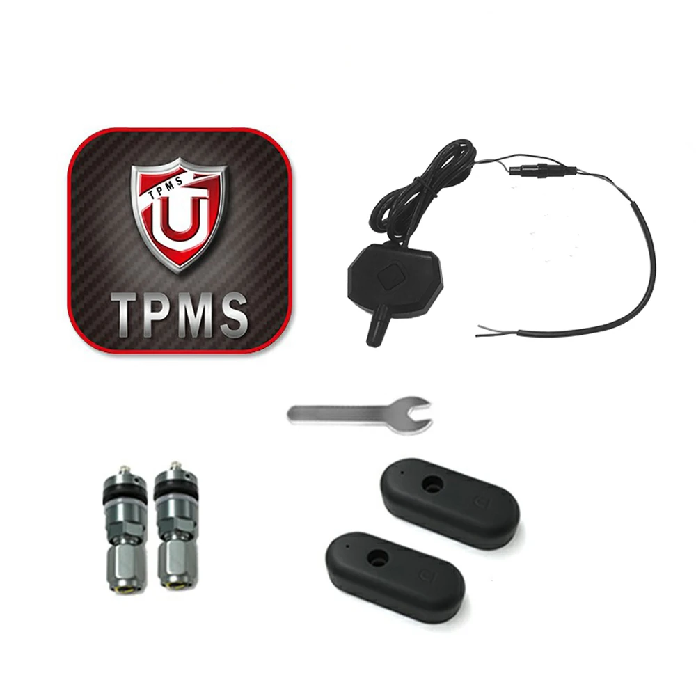 Сигнализация для шин мотоцикла 2 сенсора система TPMS внешняя внутренняя