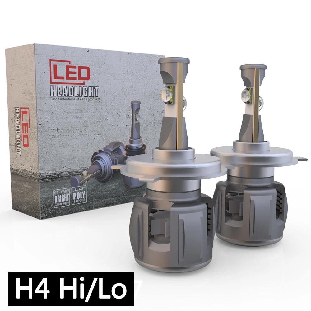 

Двойной высокий и низкий балки GlareFree LED Autos конверсионный комплект 9003 HB2 12v для замены автомобиля Оригинал/HID H4 светодиодные автомобильные лам...