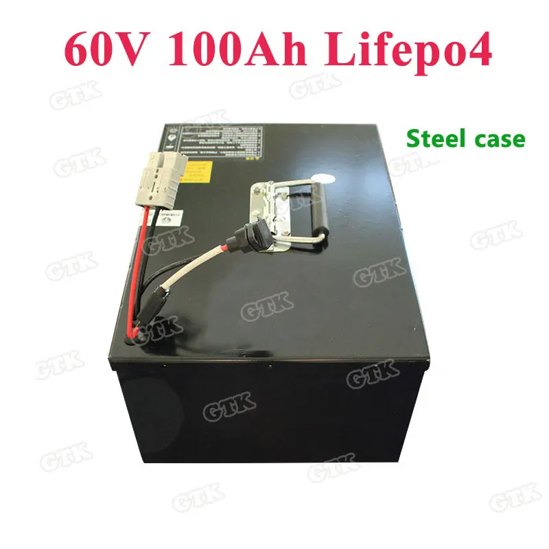 Литиевый Аккумулятор LiFepo4 60 в 80 Ач 100 ач с BMS для мотоциклов колес уличный