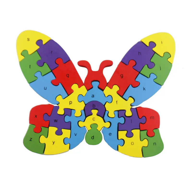 3D Алфавит головоломка раннего обучения обучающая игрушка Детские игрушки