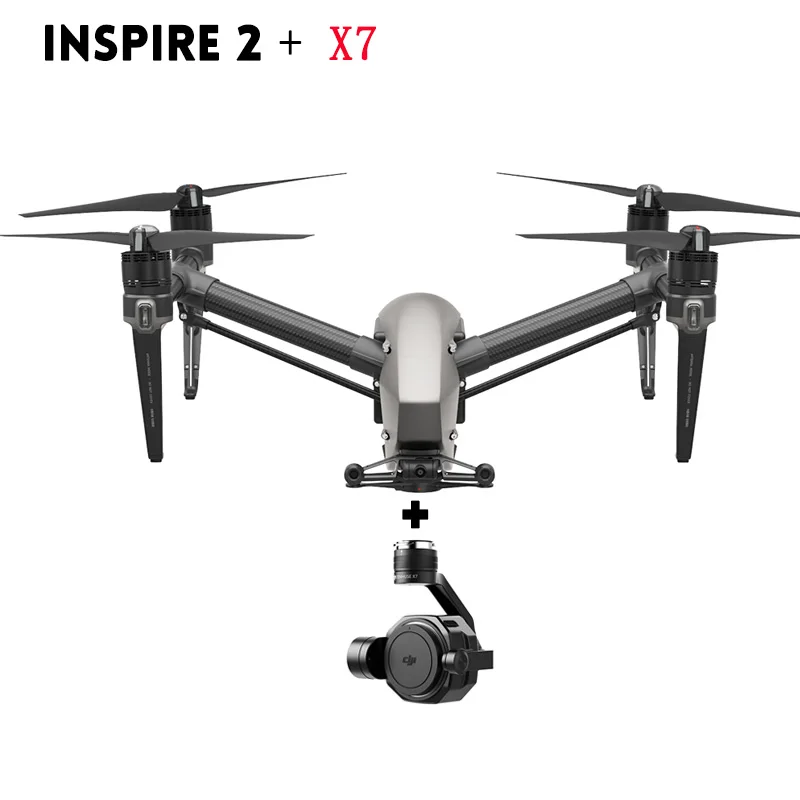 Inspire 2 X7 DJI Inspire 2 беспилотный Радиоуправляемый летательный аппарат-Квадрокоптер на дистанционном управлении с ZENMUSE X5S ZENMUSE X4S 5,2 k или 4k Экшн-камера DJI Mavic Pro drone уже в продаже - Цвет: Inspire 2 X7