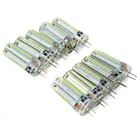 Светодиодная лампа G4 3014SMD для прожекторов, 10 шт., сменные галогенные лампы для прожекторов 2060 Вт, постоянный ток, 12 В, 220 В, 5 Вт, 9 Вт, 12 Вт, 15 Вт