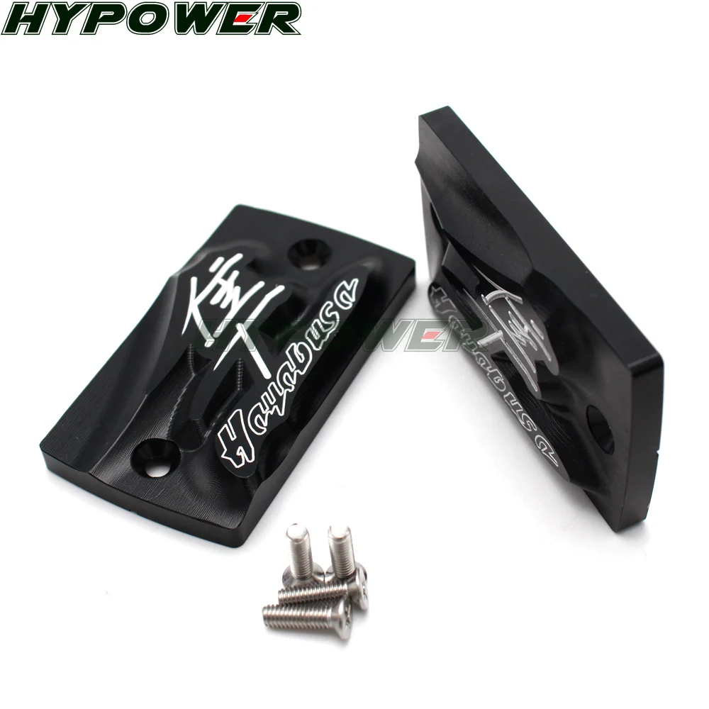 

For SUZUKI GSX1300R HAYABUSA 1999-2018 Motorcycle Accessories Oil Fluid Cap 3D LOGO Brake Clutch Cylinder Reservoir Cover