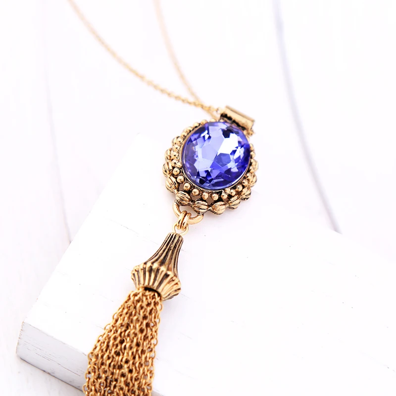 Ожерелье длинное с кисточками для девочек 6 разных стилей 2018|necklace long|designer