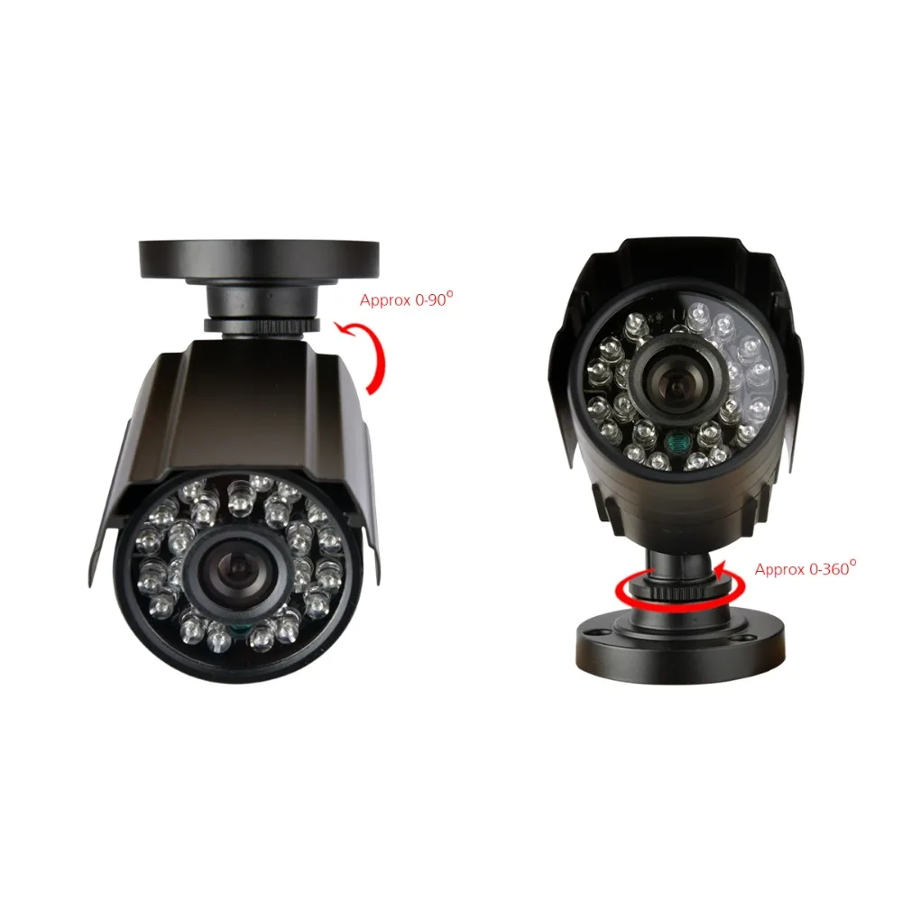 CCTV AHD 4MP DVR Системы с 4 шт. в/наружного видеонаблюдения комплект канала видео Камеры