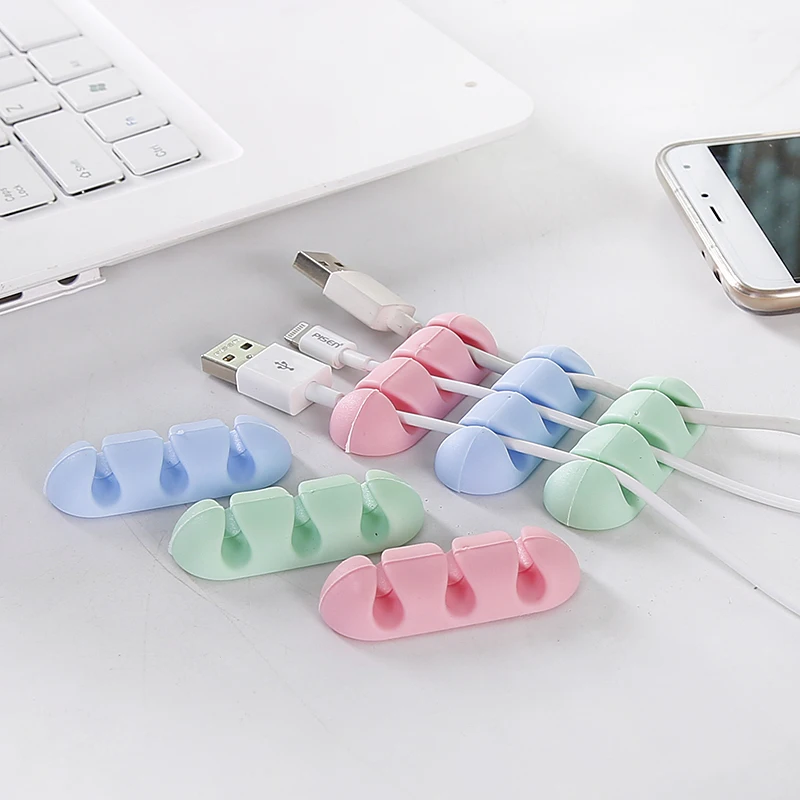 Home Office Storage Desktop self-adhesive wire fixed line clip cable data management | Дом и сад