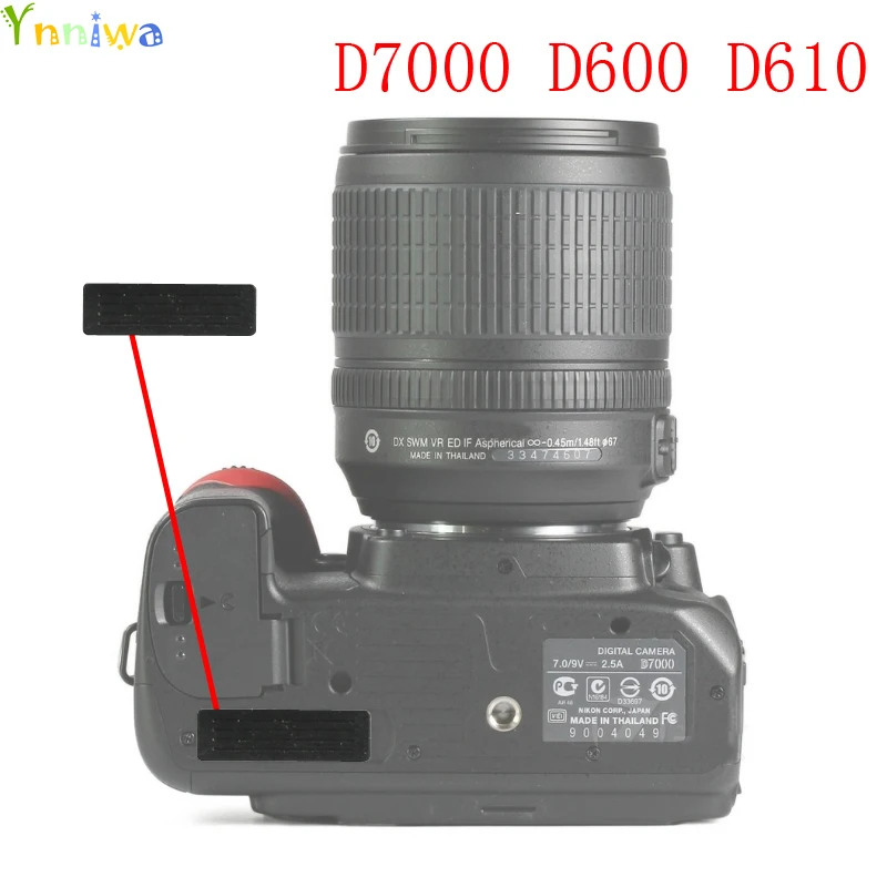 Для Nikon D600 D610 D7000 D7100 D800 резиновая задняя крышка для большого пальца DSLR камера