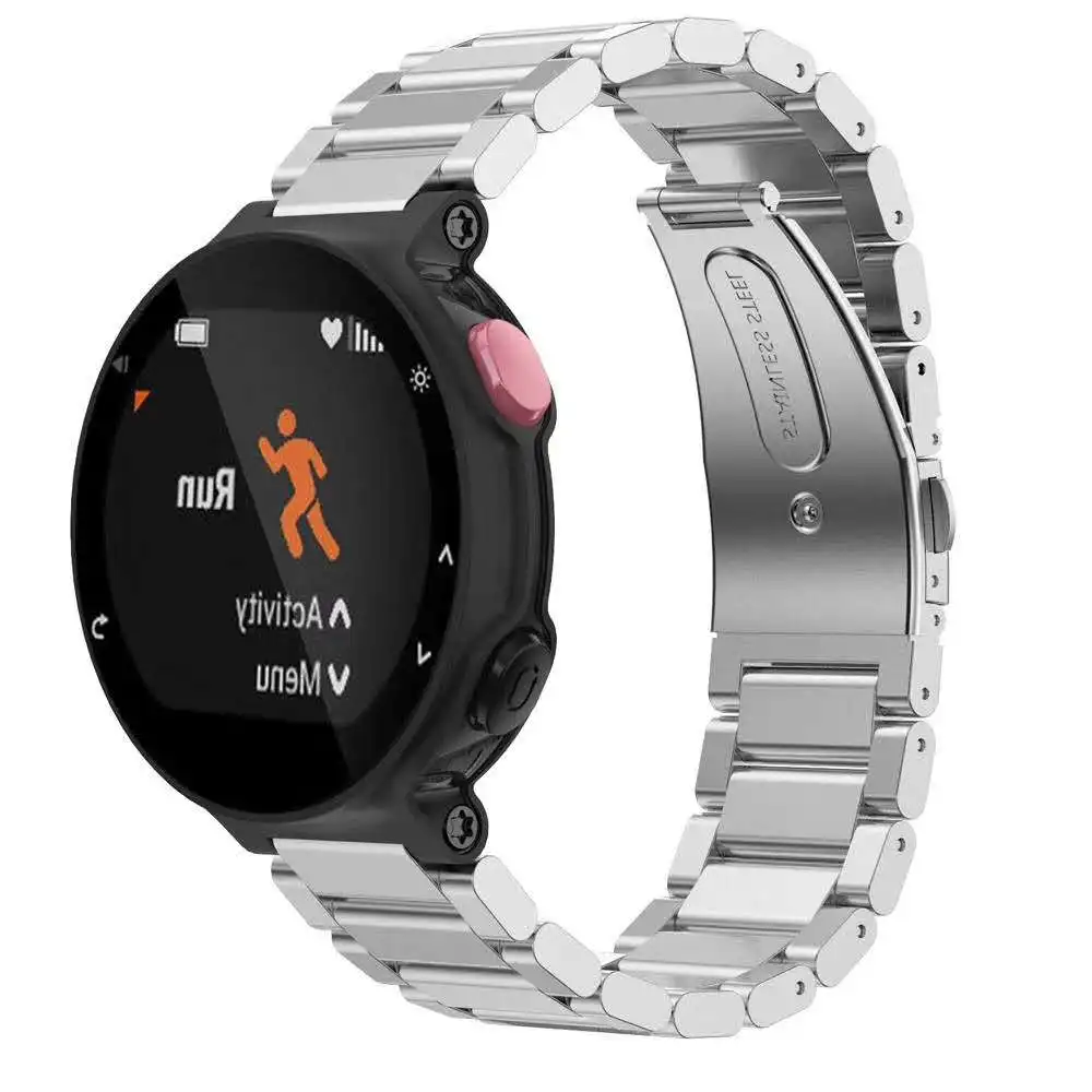 Ремешок для часов из нержавеющей стали Garmin Forerunner 235/630/620/735 мужской/женский