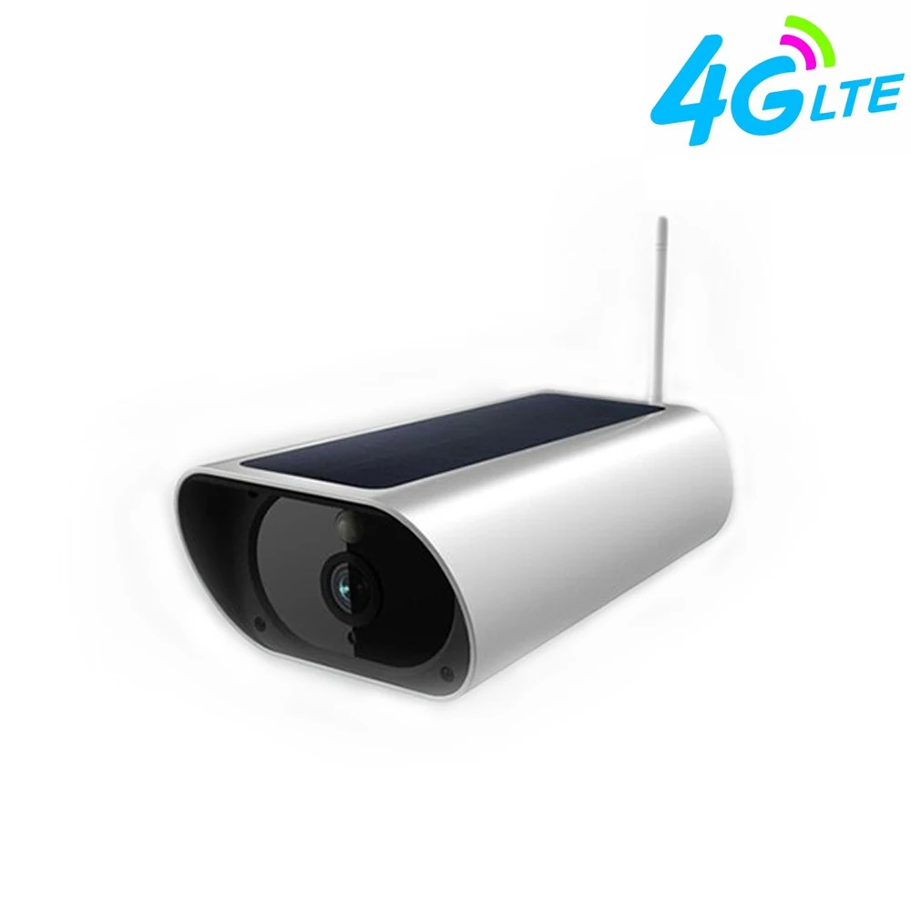 4G Version 1080P HD Солнечная камера, WiFi, 4G, CCTV, охранное наблюдение, уличная камера, приложение, удаленная сигнализация, голосовое оповещение, инфракрасная ночная версия - Цвет: 4G Version
