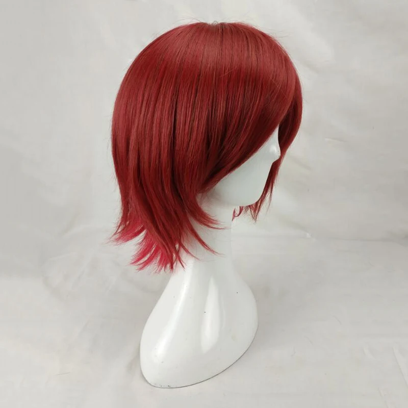HAIRJOY Синтетический волос мужской мятно-зеленый слоистый короткий прямой мужской парик для косплея 5 цветов
