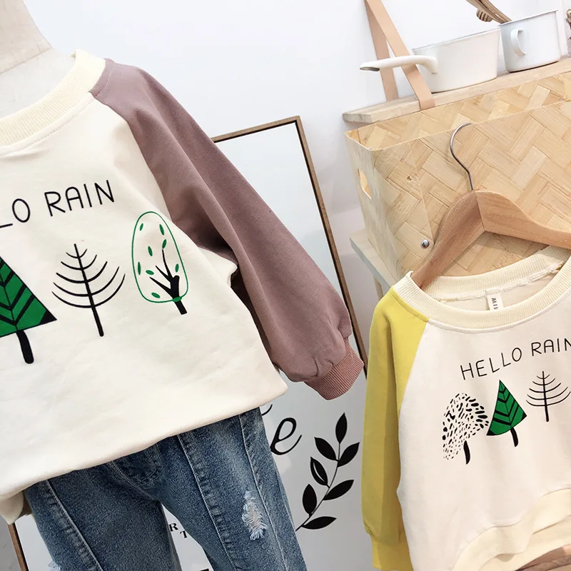2019 Spring Autumn New Baby Clothes Kids Long Sleeve T Shirt Children's Printed Tee Toddler Cotton Girls Top Tees | Детская одежда