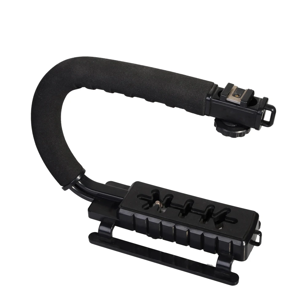 Держатель для вспышки Ручной Стабилизатор видеокамеры DSLR SLR камеры телефона Gopro